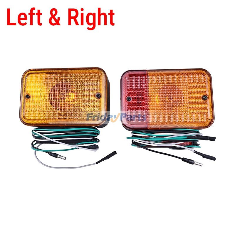 Taillight Assembly LVA14365 LVA14366 for John Deere Engine 4.5L 4045 Tractor 2027R 2305 2320 3120 3320 4200 4300