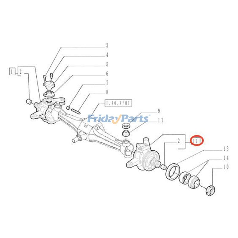 トラクター ナックル