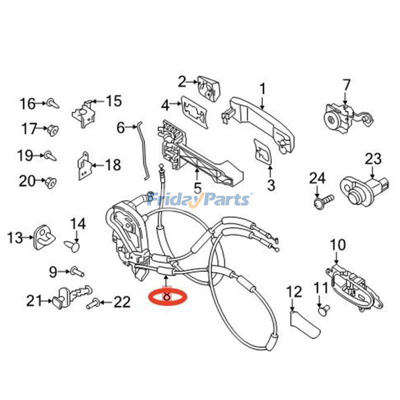 Lock Actuator for Vehicle