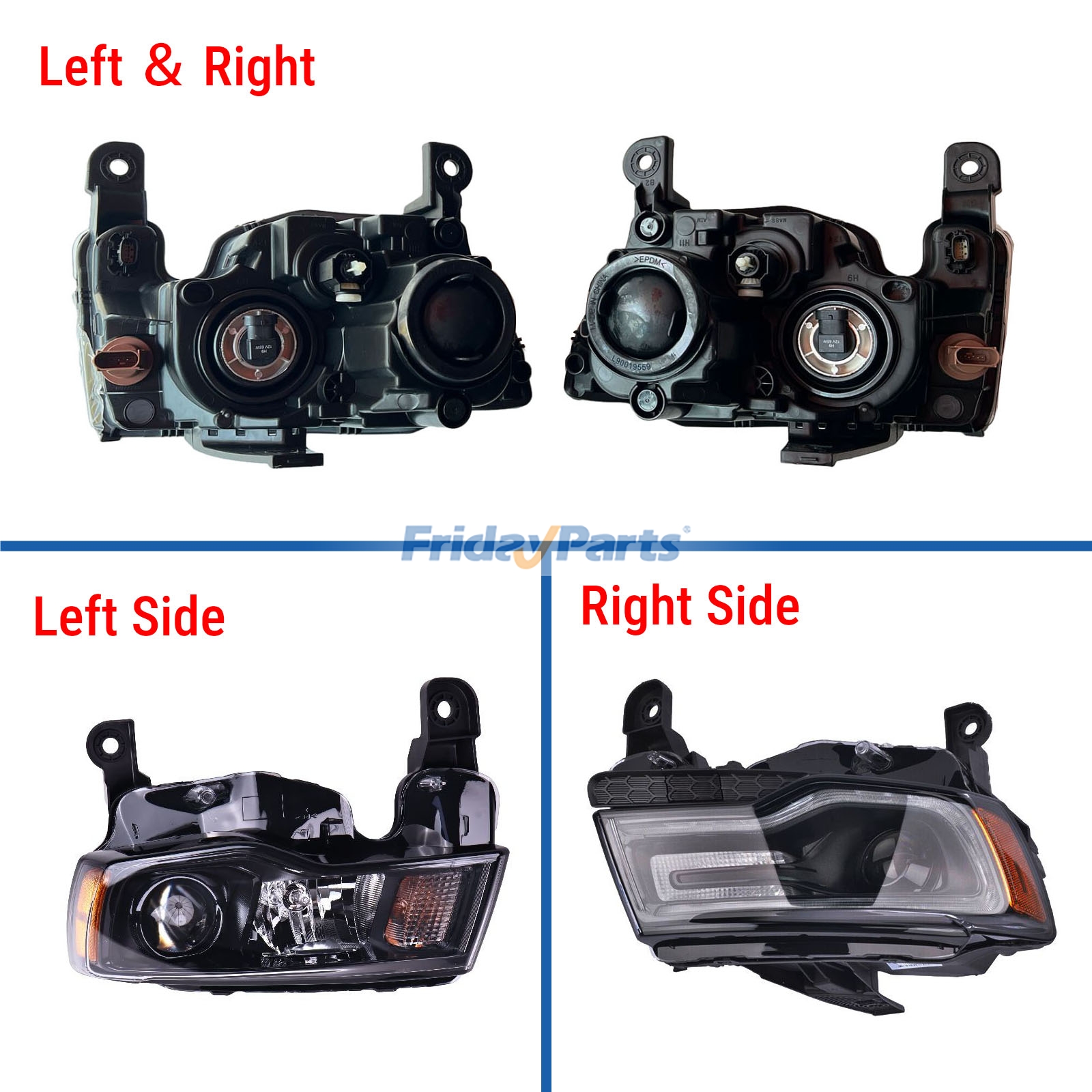 Halogen Headlight 2016-2022 for Vehicle