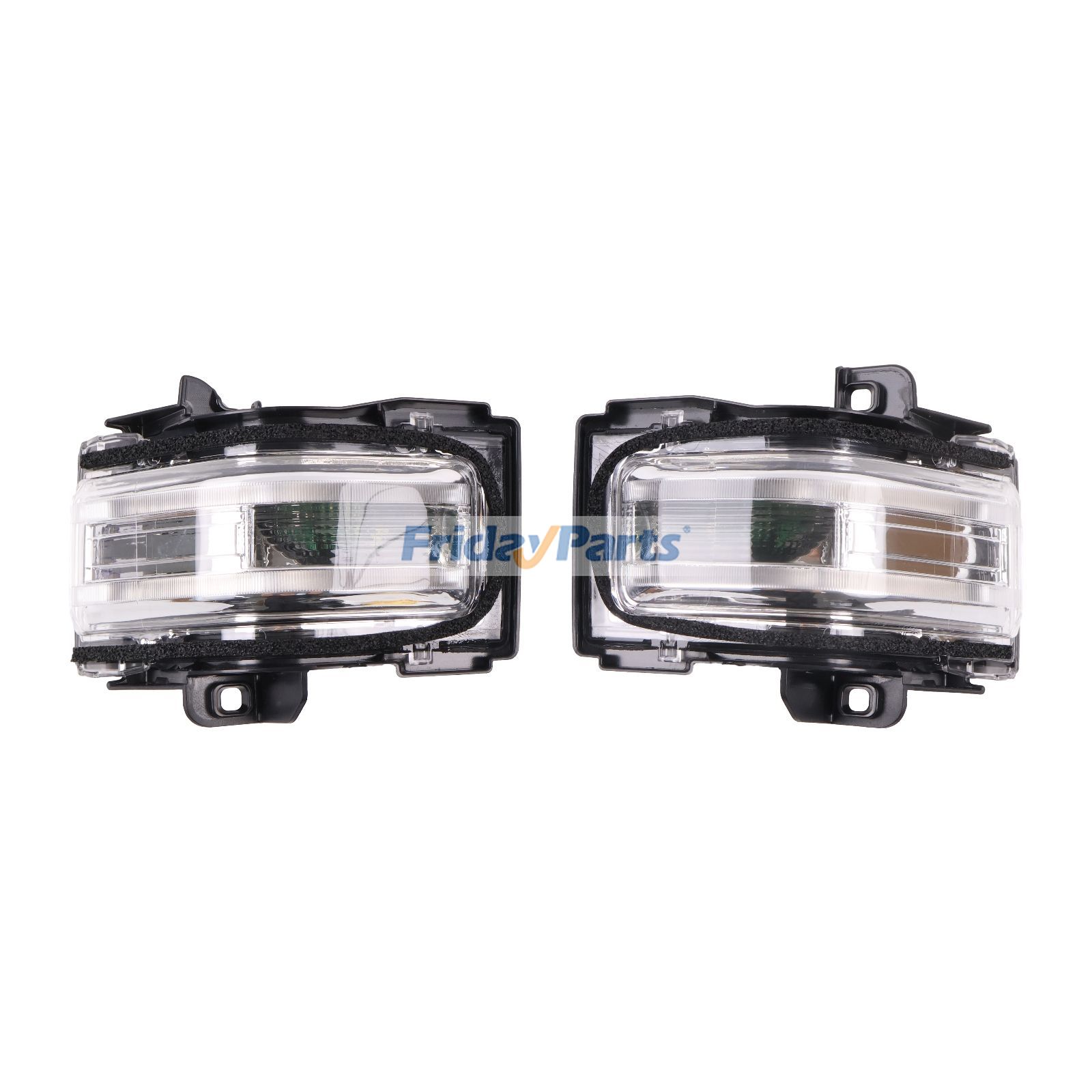 Left & Right LED Rearview Mirror Turn Signal Light FL3Z-13B374-CC FL3Z-13B375-CC for Ford F-150 Lightning F-250 F-350 Super Duty 2015-2024