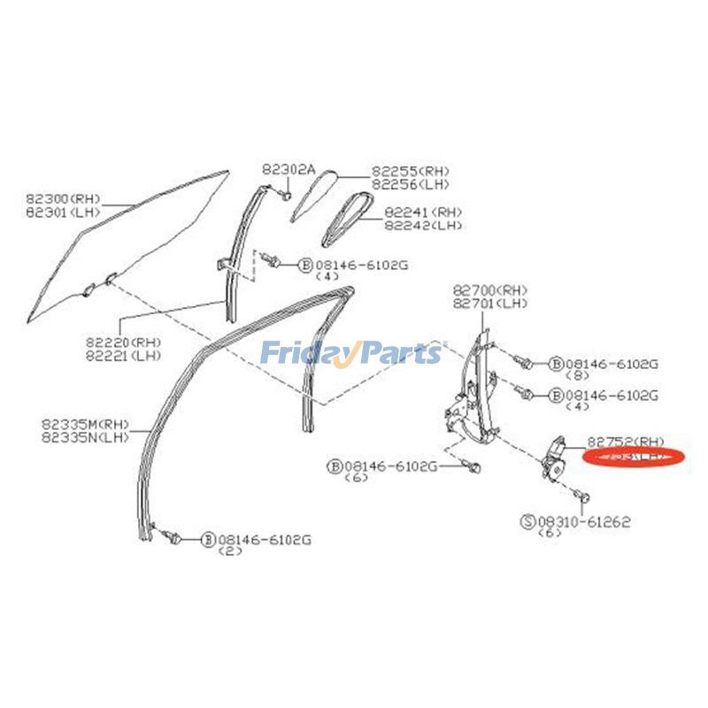Achetez Moteur de lève-vitre chez FridayParts