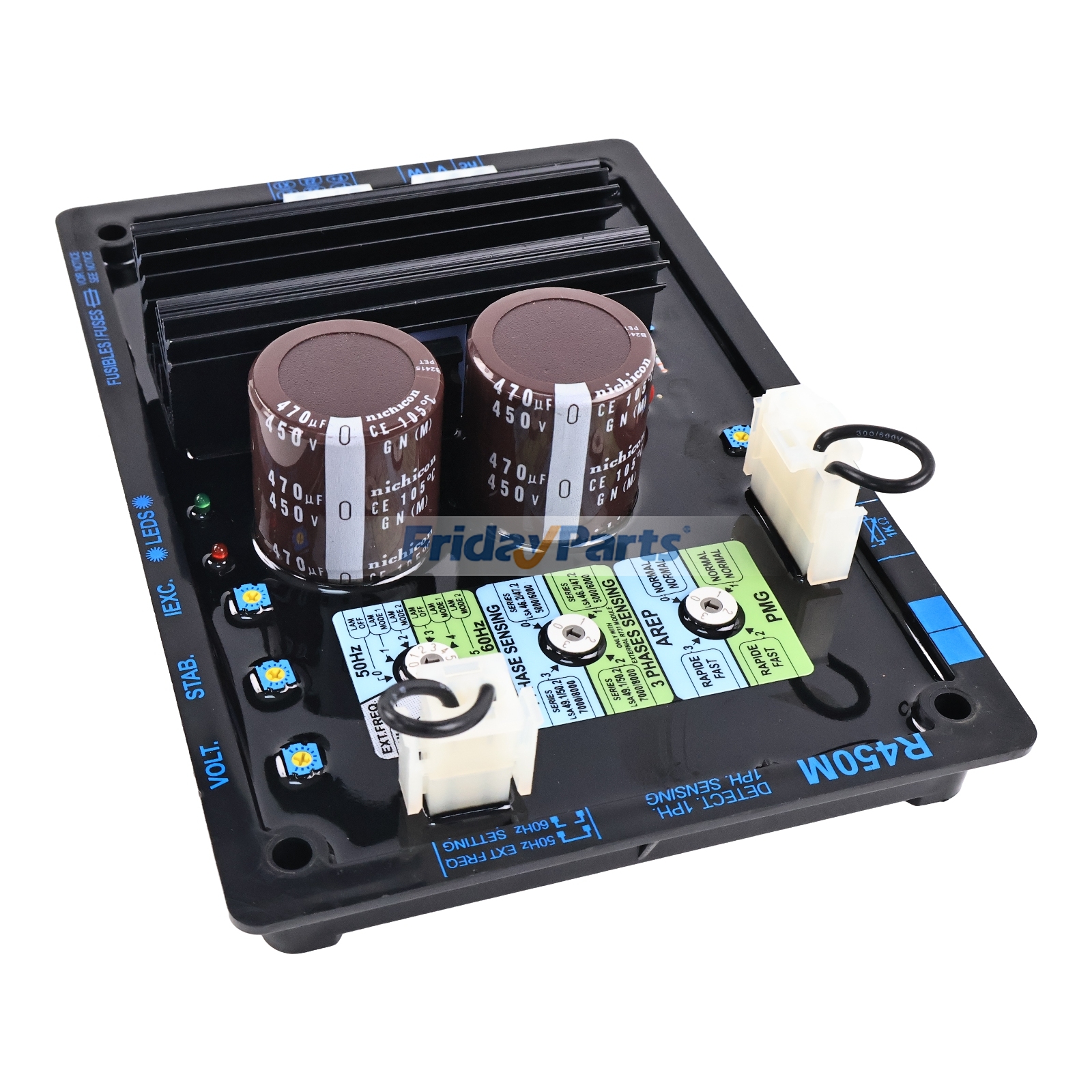 発電機用 Leroy Somer 自動電圧調整器 AVR R450M