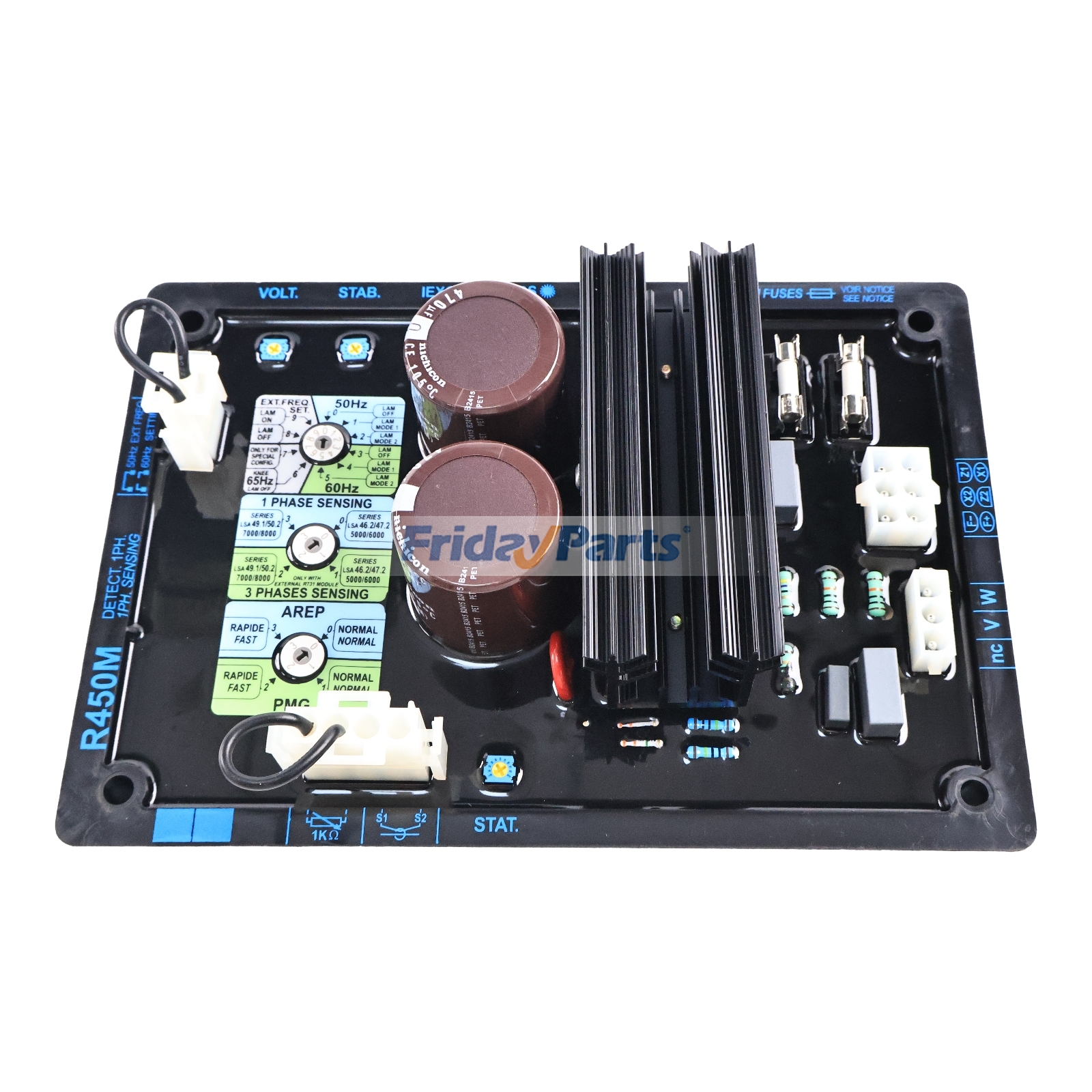 他ブランド用用発電機用 Leroy Somer 自動電圧調整器 AVR R450M