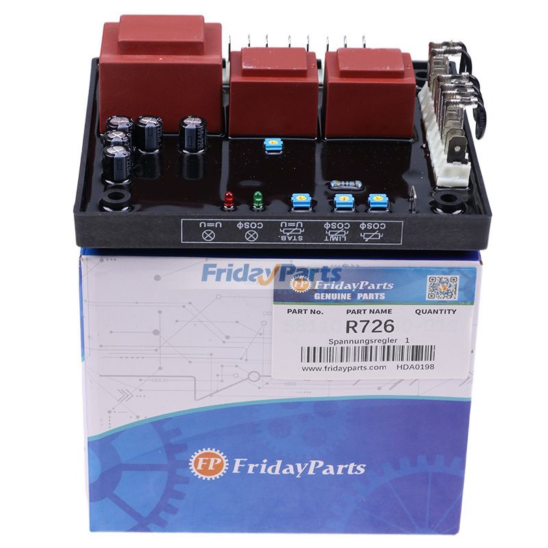 Régulateur de tension automatique Leroy Somer AVR R726 pour groupe électrogène