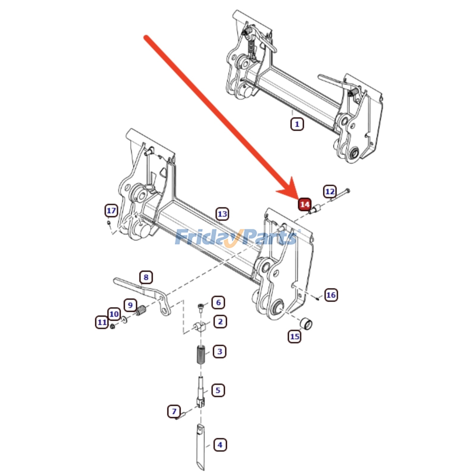 Lever Bushing for Loader