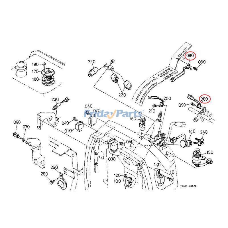Lever Switch For KUBOTA Tractor