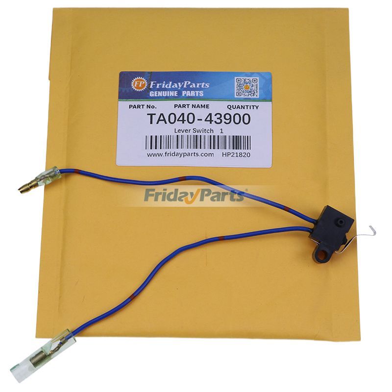 Lever Switch TA040-43900 for Kubota Tractor L2900DT L2900F L3010DT L3010GST L3010HST L3010F