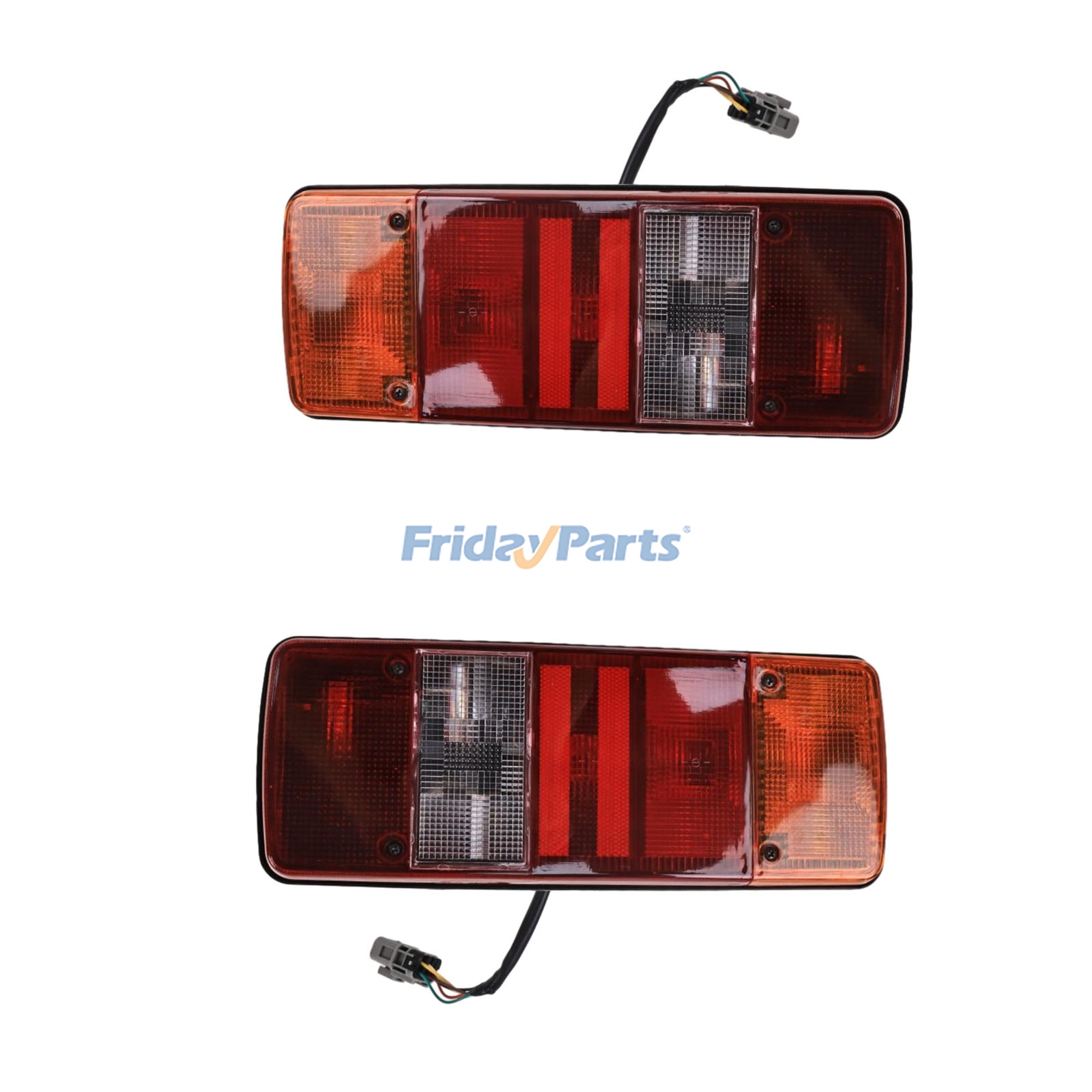 Luces traseras izquierda y derecha de 24 V K1014887 K1014888 para excavadora Doosan Solar 130W‑V, 140W‑V, 160W‑V Cargadora TXL 200‑1 MEGA 200‑V para Excavadora,Pala cargadora