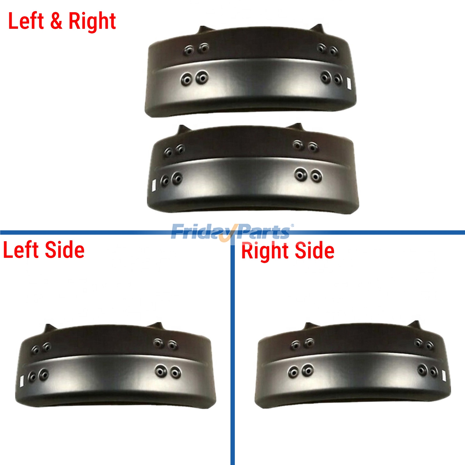 Guardabarros delantero izquierdo y derecho 332/D5404 332/D5402 para manipuladores telescópicos JCB 506-36 510-56 509-42 507-42 