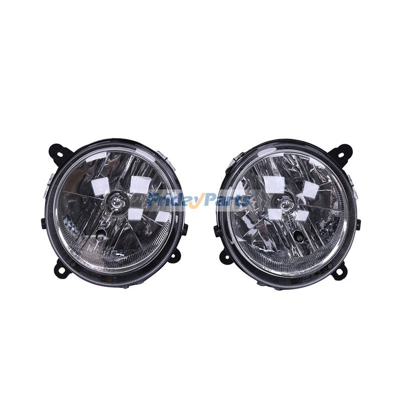LH & RH Headlight Set with Bulb 5303842AE 5303843AE for 2007-2010 Jeep Compass 2007-2016 Patriot