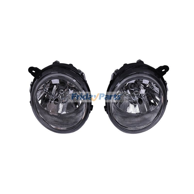 LH & RH Headlight Set with Bulb for 2007-2010 Jeep Compass 2007-2016 Patriot for Vehicle