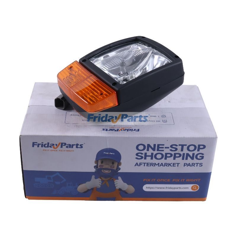 LH Headlamp 87572860 for New Holland Loader C175 C185 C238 L150 L160 L170 L175 L185 L190 L220 L221 L225 L228 L230