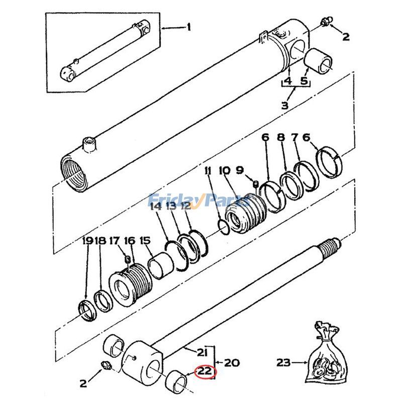 Lift Cylinder Bushing Backhoe for Excavator