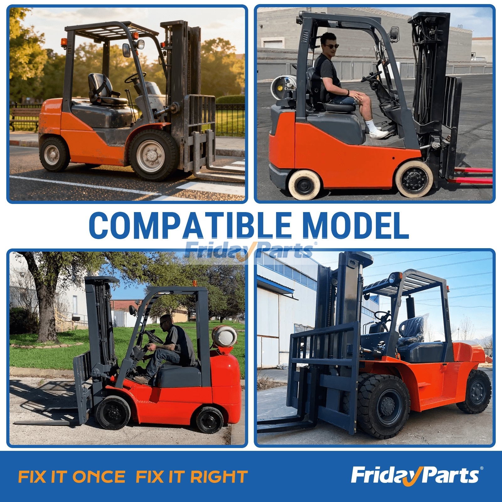 Lift Cylinder Overhaul Kit 04652-U2070-71 for Toyota Engine 1DZ 1ZS 4Y Forklift 8FGU20 8FGU25 62-8FDU20 62-8FDU25