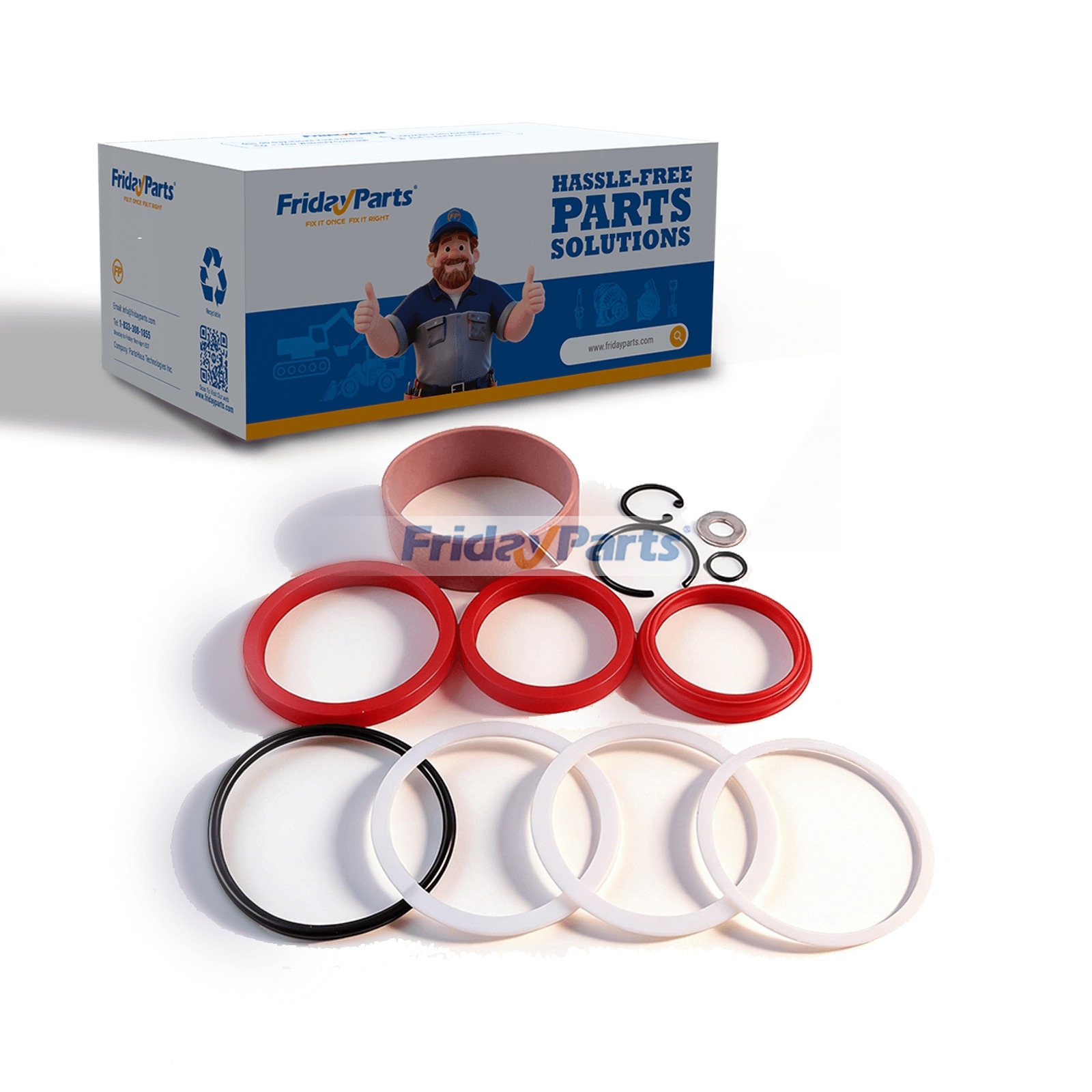 Lift Cylinder Overhaul Kit 04652-U2070-71 for Toyota Engine 1DZ 1ZS 4Y Forklift 8FGU20 8FGU25 62-8FDU20 62-8FDU25