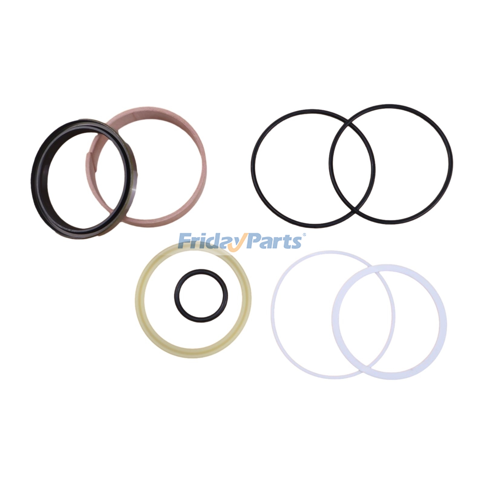 Kit de sello de cilindro de elevación 04651-11390-71 para montacargas Toyota 5FD10-25 5FG10-25 5FDC20-25 5FGC18-25 de FridayParts