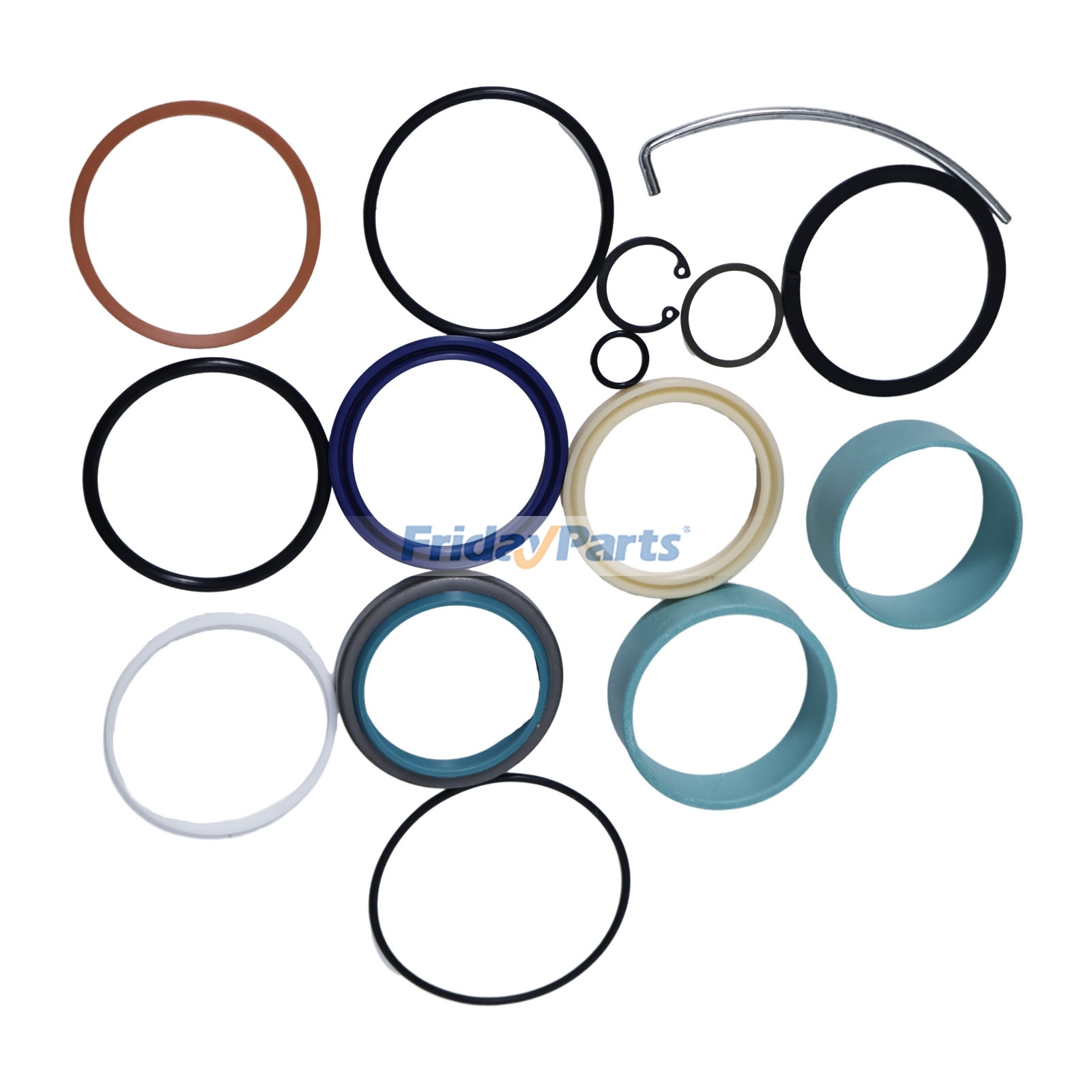 Kit de sellos para cilindro elevador 04654-U3020-71 para montacargas Toyota con motor 13Z y 15Z 30-7FBCU35, 7FBCU35, 7FDKU40 y 7FGCU35 de FridayParts