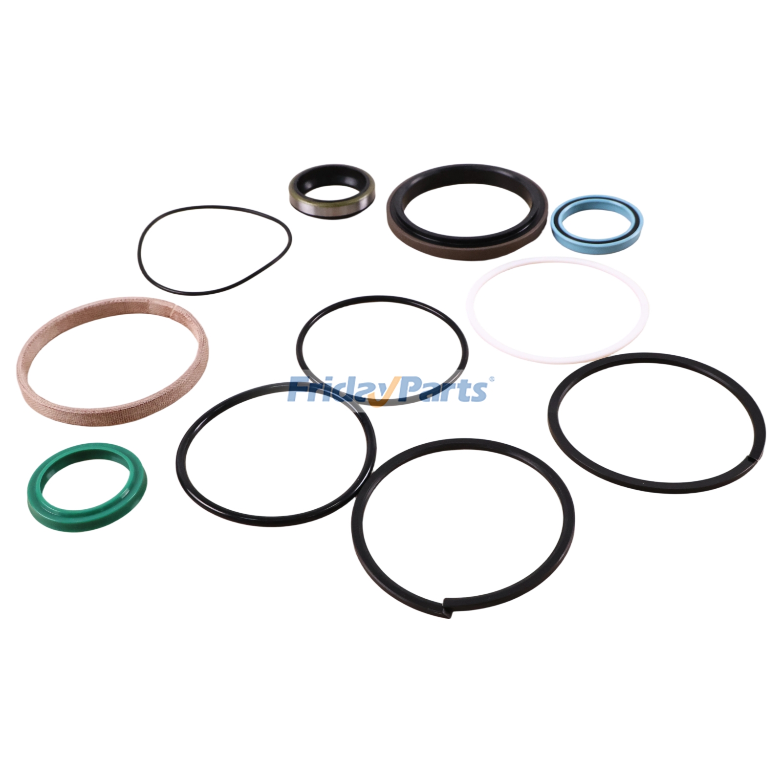 Kit de sello de cilindro de elevación AH176415 para motor John Deere 4045 6068 Cargador 210K Sembradora 1770NT 1775 Hileradora 4890 de FridayParts