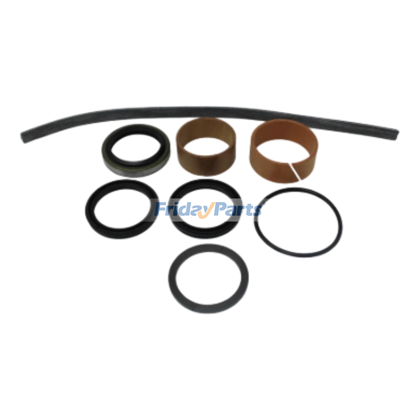 Kit de joints pour vérin de levage D511208 pour chariots élévateurs Doosan D20S-3, D25S-3, D30S-3, D32S-3 et D33S-3. Qualité supérieure avec garantie de 3 ans.