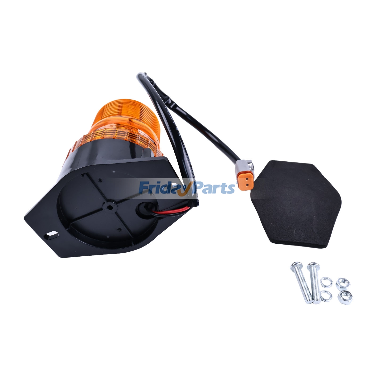 FridayParts Amber Strobe Light 