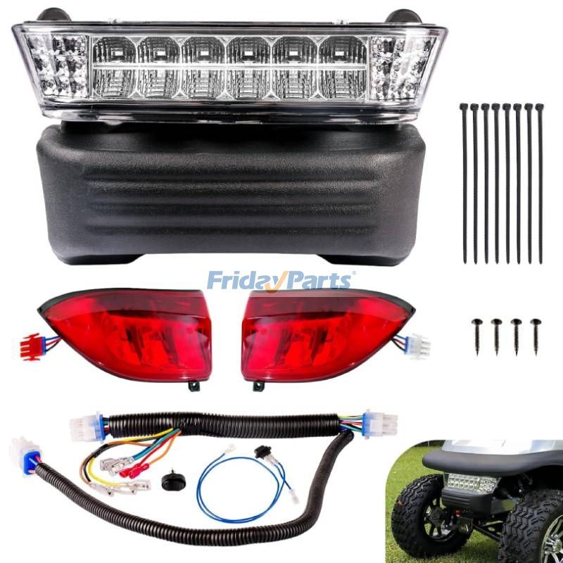 Kit d'éclairage LED pour voiturette de golf Club Car Precedent (102524801, 102529001, 102528901)
