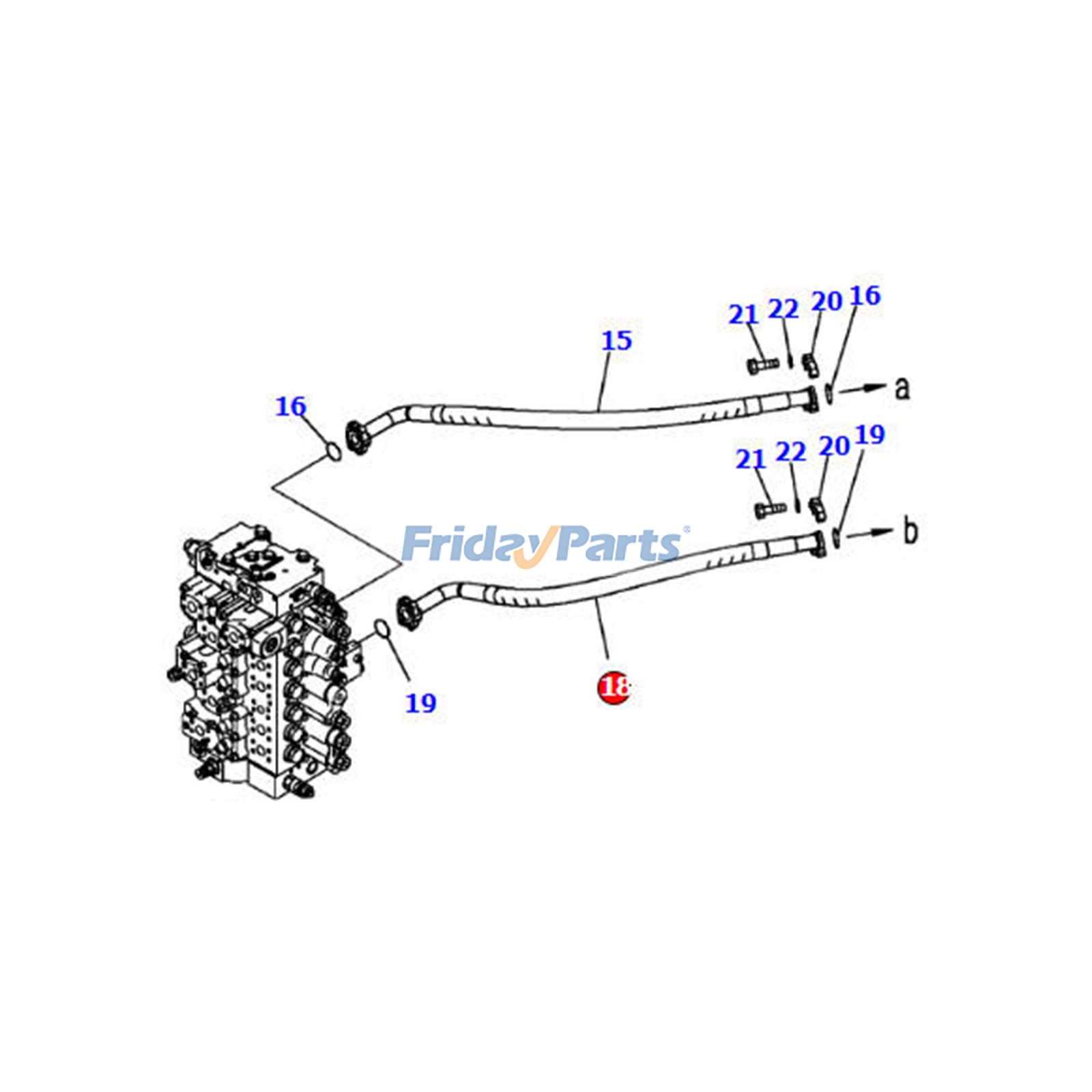 Line Hose for Excavator