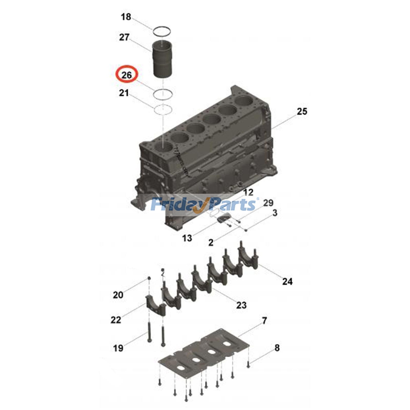 Liner Shim for Engine