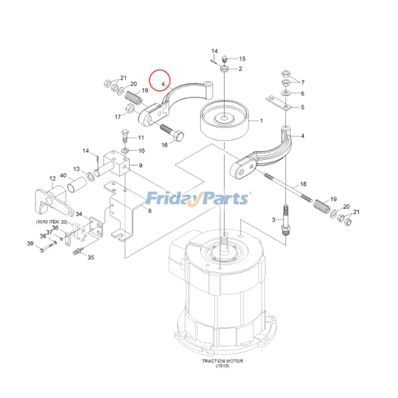 Lining Brake Shoe for Forklift