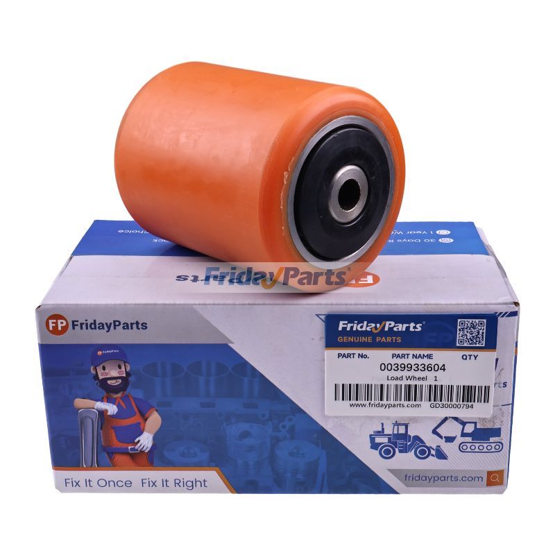 Rueda de carga 0039933604 para transpaleta Linde T16 T20 T18 T30 Recogepedidos N20 N24 N20L N25 Apilador L14AS L16AS