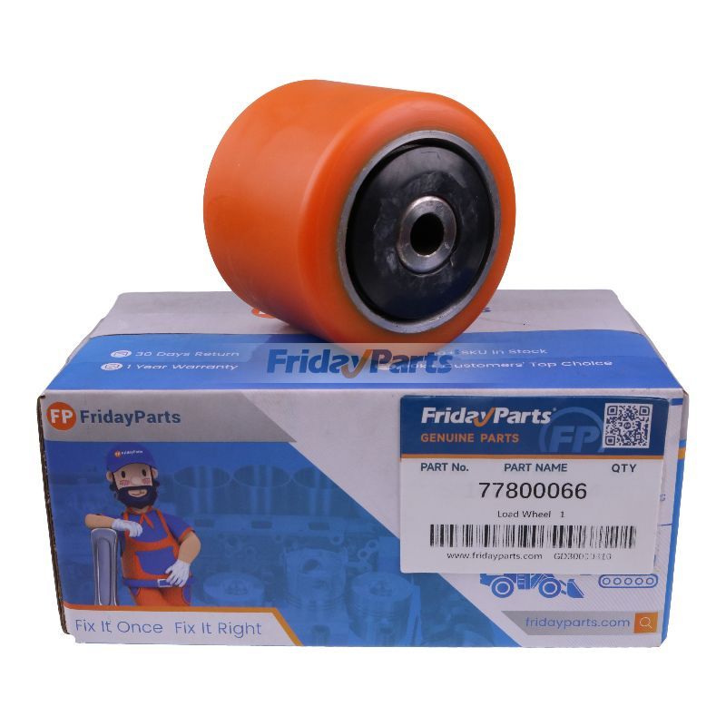 Roue porteuse 77800066 pour gerbeur Jungheinrich EMC10 EMB10 EMC110 EMCB10 EJC110 EJC112 EJC212 Mitsubishi PWF11 PWT11 PWF11