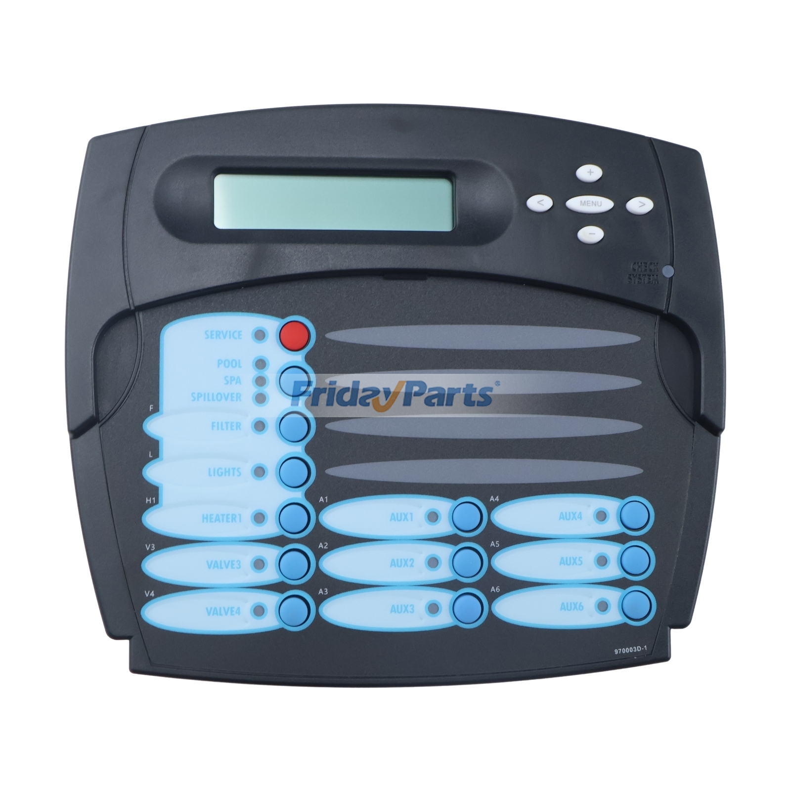 Clavier d'affichage local GLX-LOCAL-PS-8 pour l'automatisation et la chloration Hayward Goldline Aqua Logic
