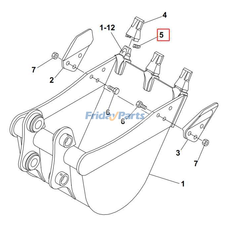 Lock Pin for Excavator