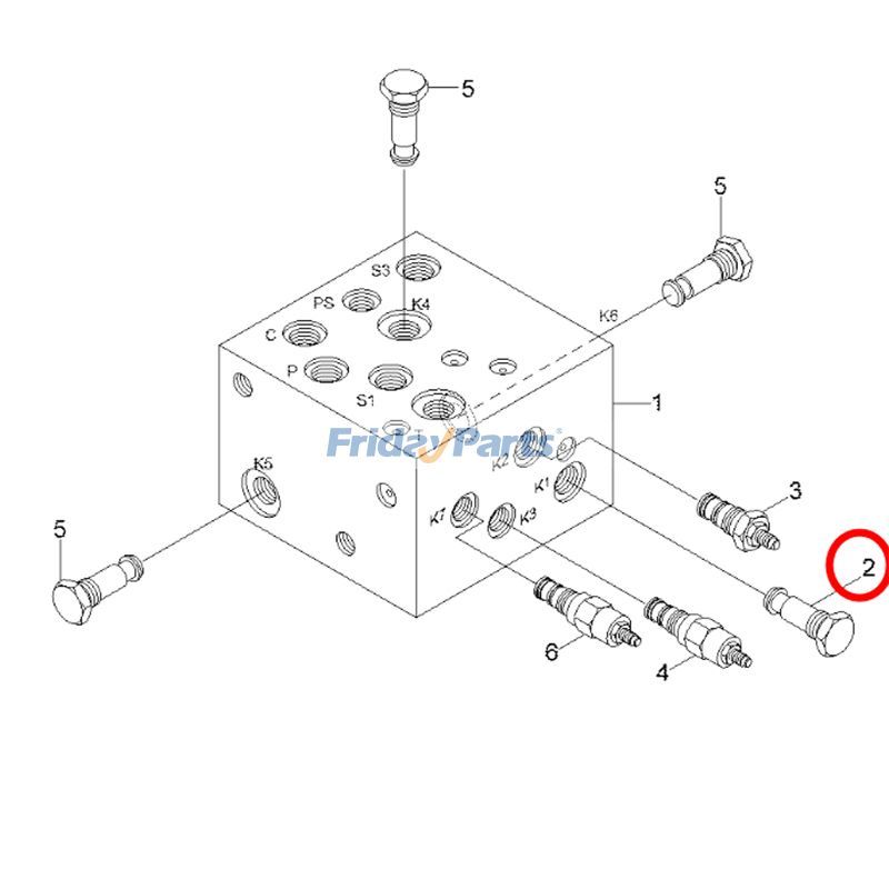 Logic Valve for Excavator