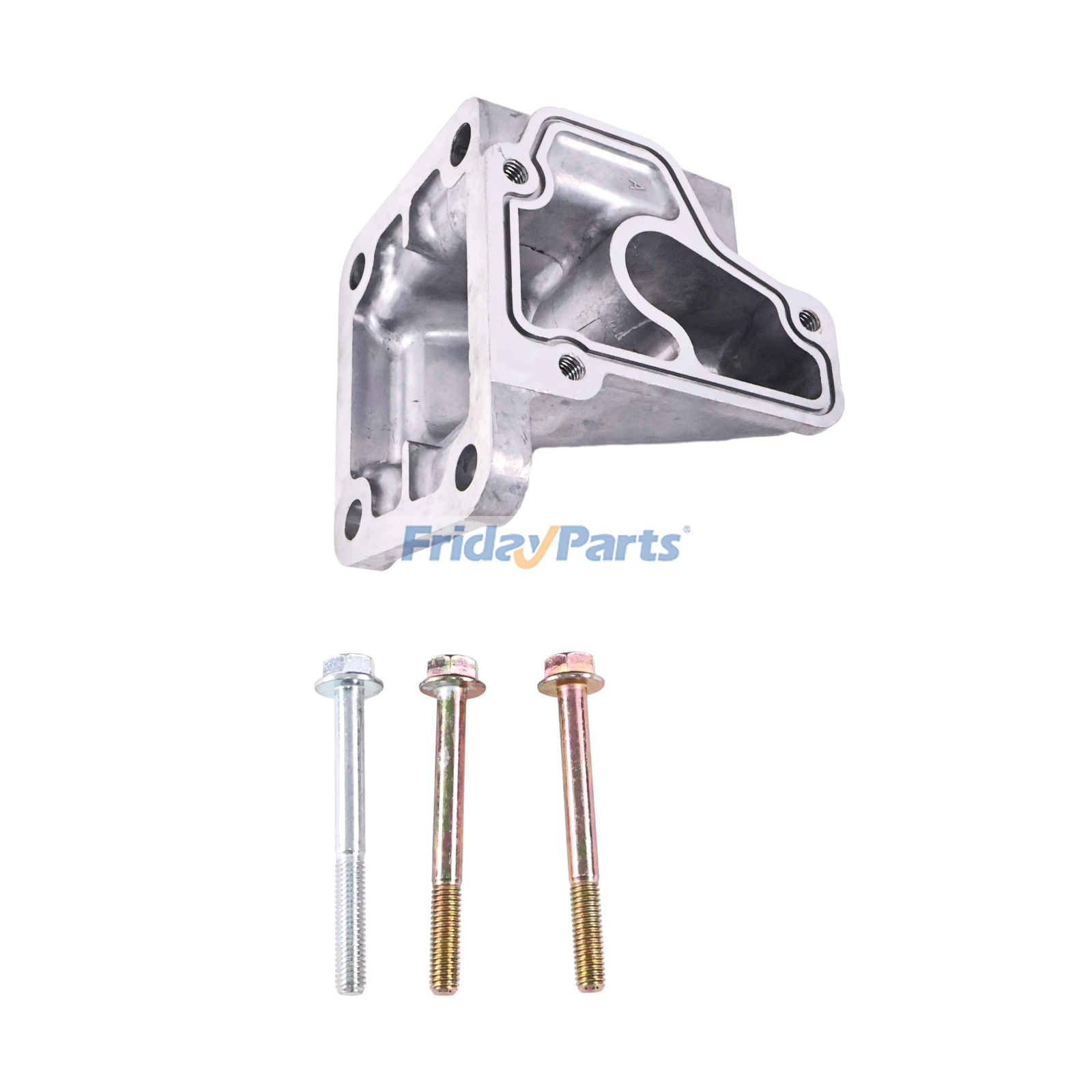 Lower Housing Thermostat Flange 6674167 19223-72705  for Kubota Engine V2203 V2003T Bobcat Excavator 325 328 331 334 337 341