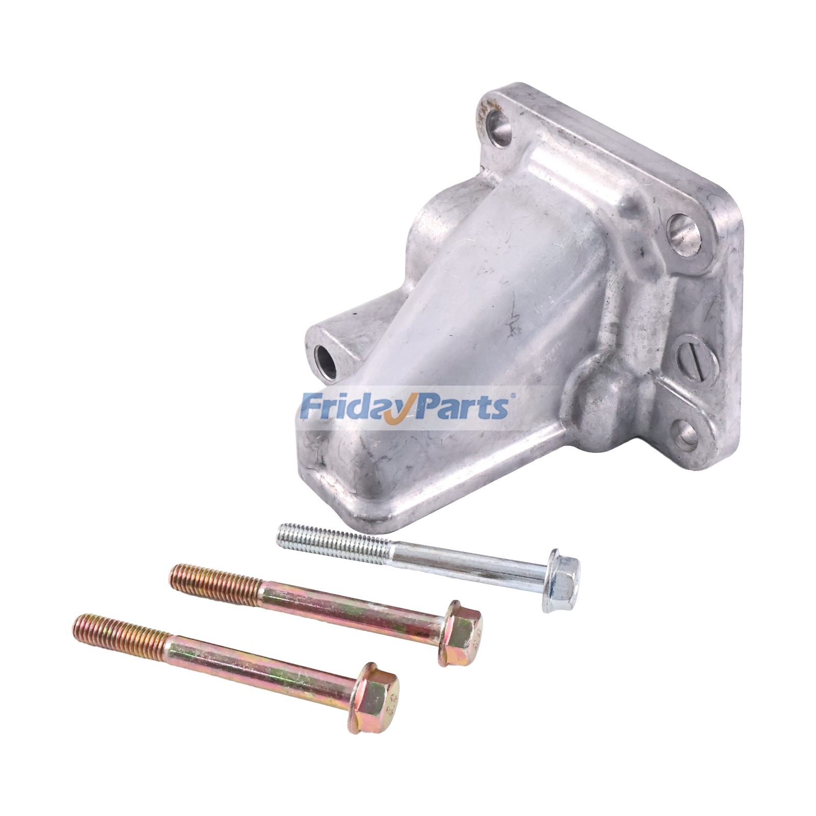 Lower Housing Thermostat Flange 6674167 19223-72705  for Kubota Engine V2203 V2003T Bobcat Excavator 325 328 331 334 337 341