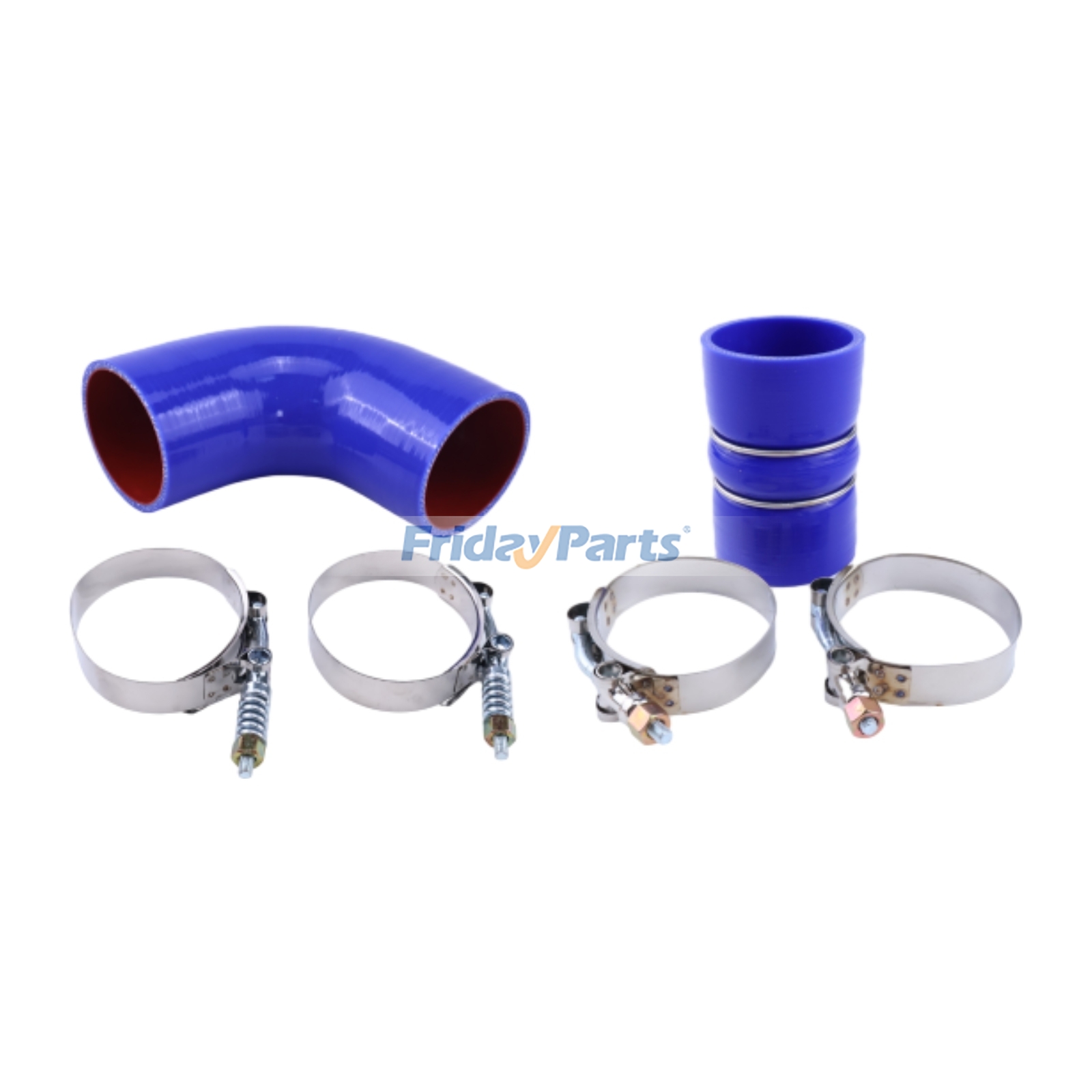 Lower Intercooler Boot & Molded Turbocharger Hose Kit 904-130 15188715 15188721 for Chevrolet Silverado GMC Sierra 2005-2008
