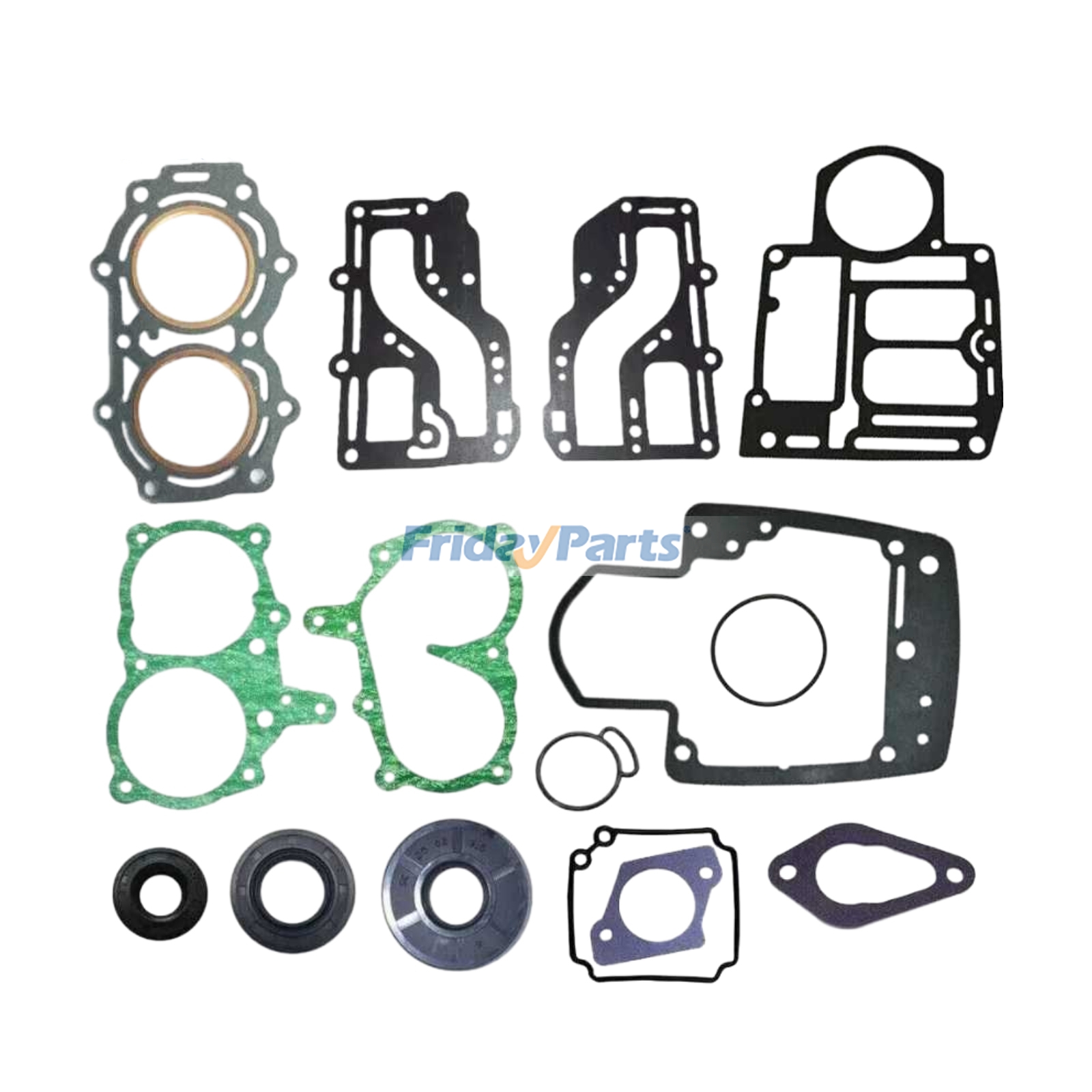Lower Unit Gasket Set 3G2-87121 for Tohatsu Mercury Nissan 2-Stroke Outboard 9.9HP 15HP