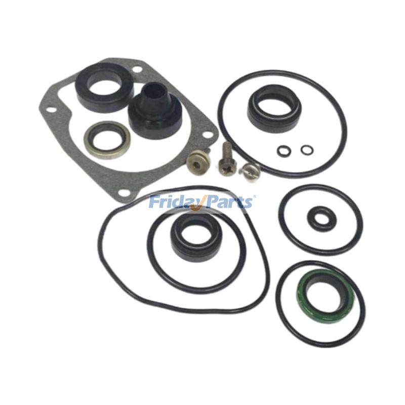 Lower Unit Gearcase Seal Kit 18-2694 433550 for Johnson Evinrude Outboard 25HP 40HP 48HP 50HP