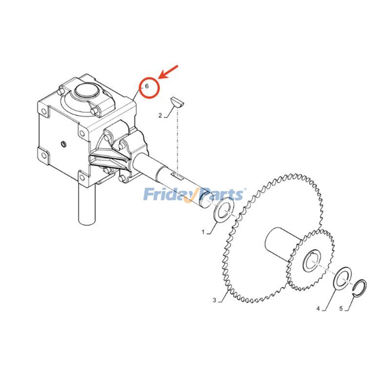 ハーベスター 下部アンロードギアボックス