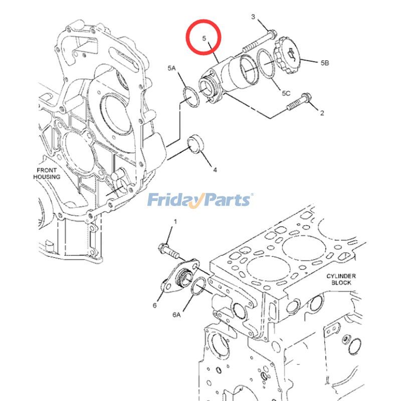 Lub Oil Fillererpillar CAT for Aerial Work Platforms,Engine,Generator,Loader,Tractor,Other Construction Equipment