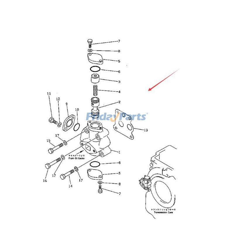Lubrication Valve for Dozer,Loader