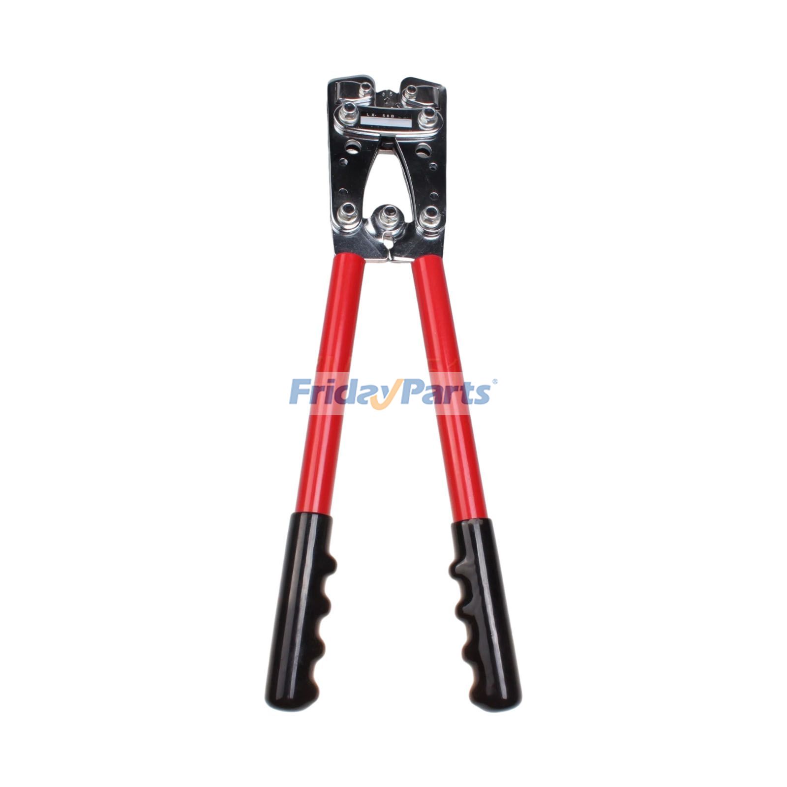 LX-50B Heavy Duty Hex Crimping Tool for 6-50mm² Cable Lug Connector Crimper