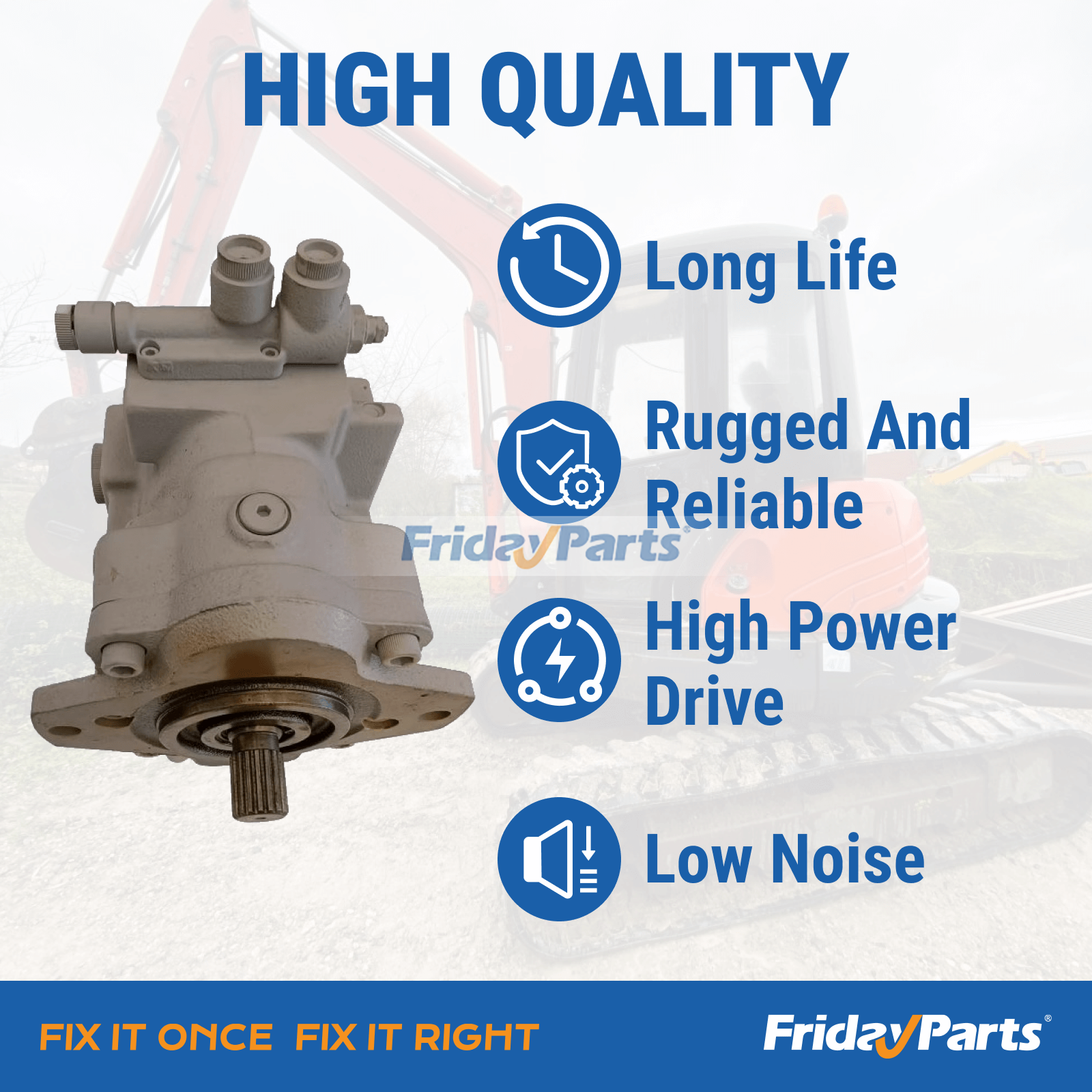 Excavator Hydraulic Pump PSVL-54CG-16