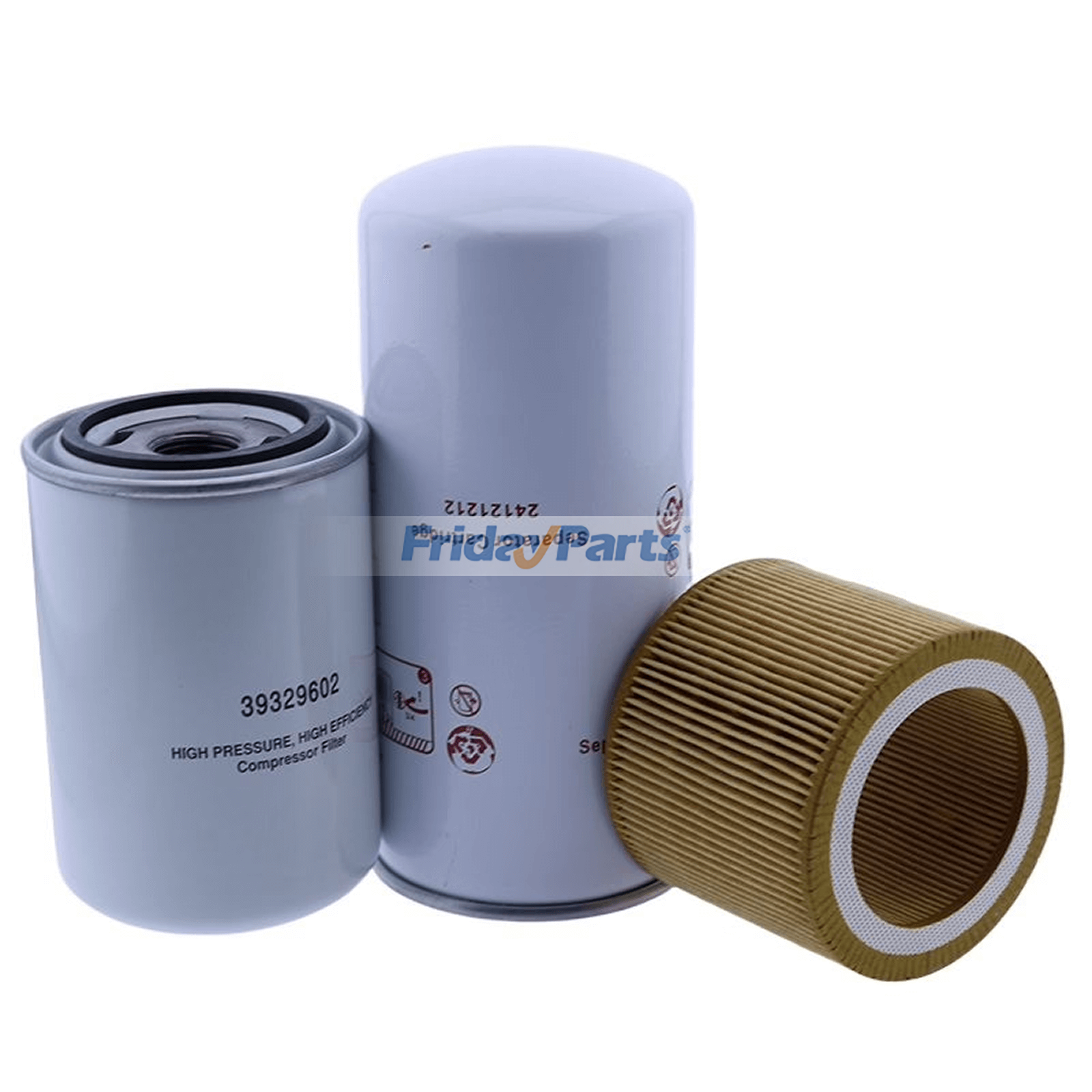 Kit de filtro 24121212 39329602 88171913 para compressor de ar