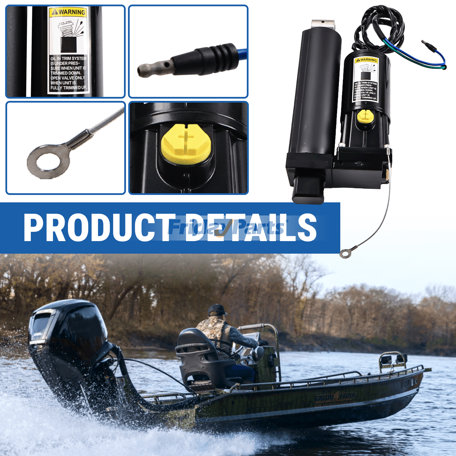 Power Trim Assembly compatible with Marine
