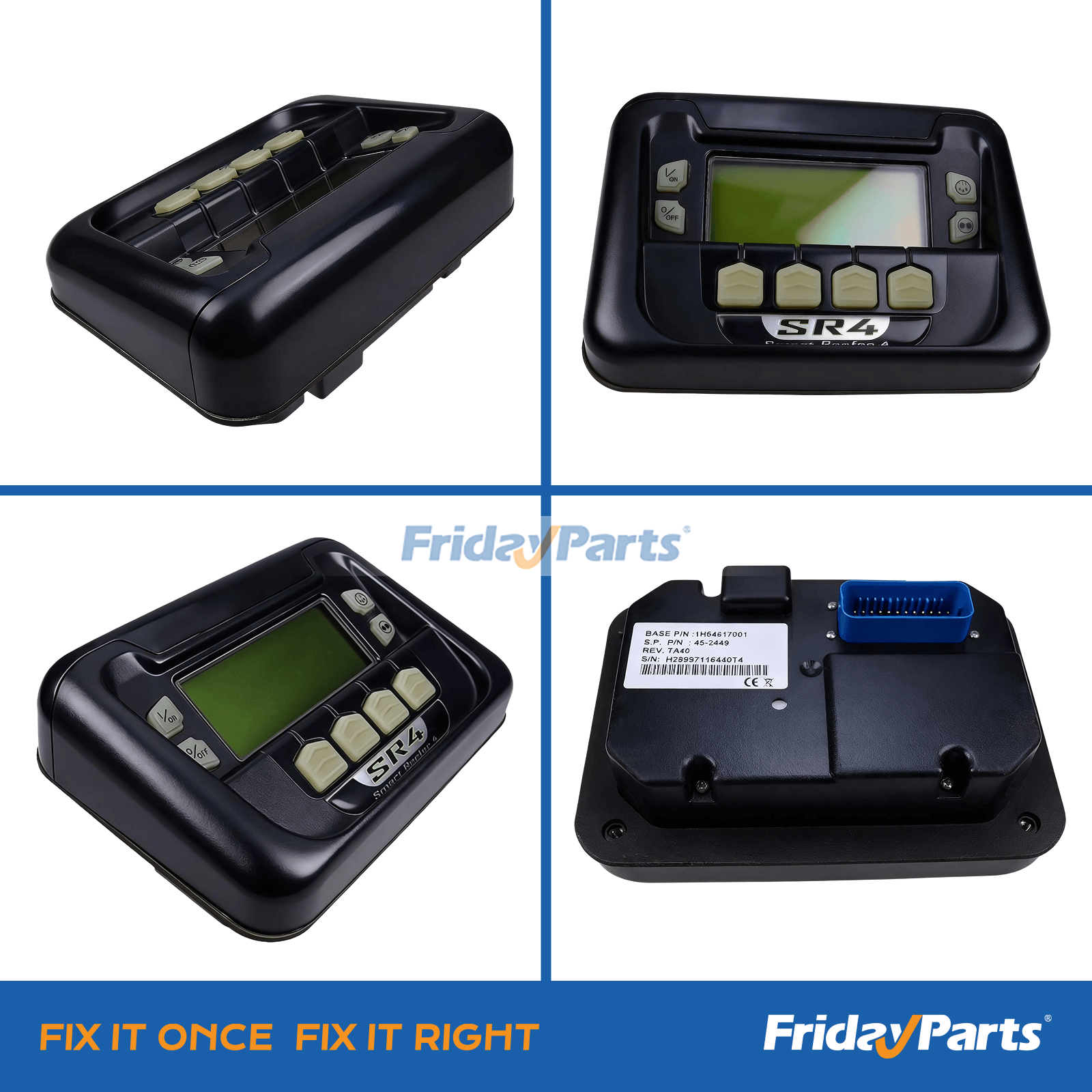 Thermo King SR4 HMI controller connector and wiring port detail