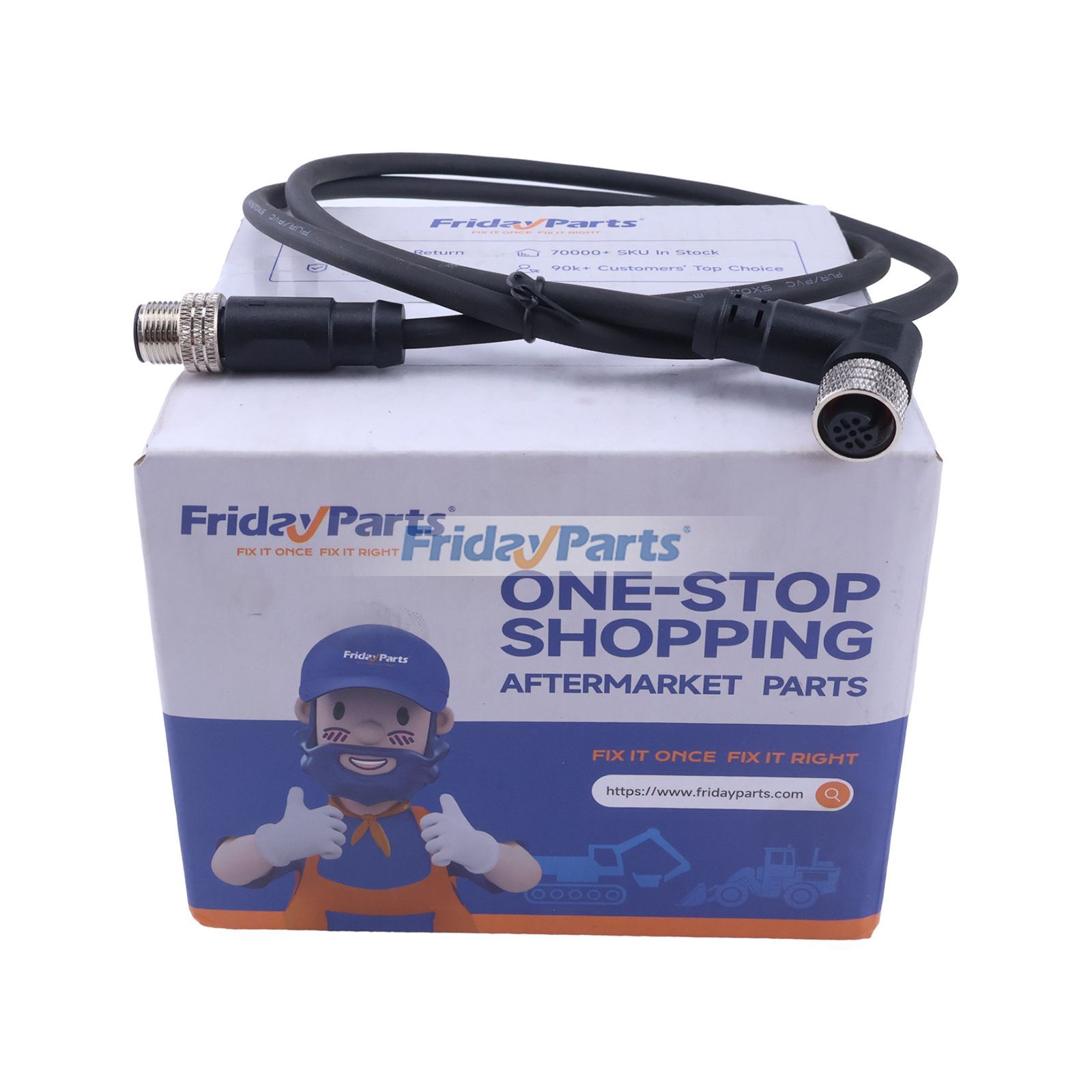 M12A Cable Extension 0000150490 for Claas Combine Harvester Lexion 540 550 Montana 560 Montana 580 600 Tucano 320 330 340 440 TYP C32 450