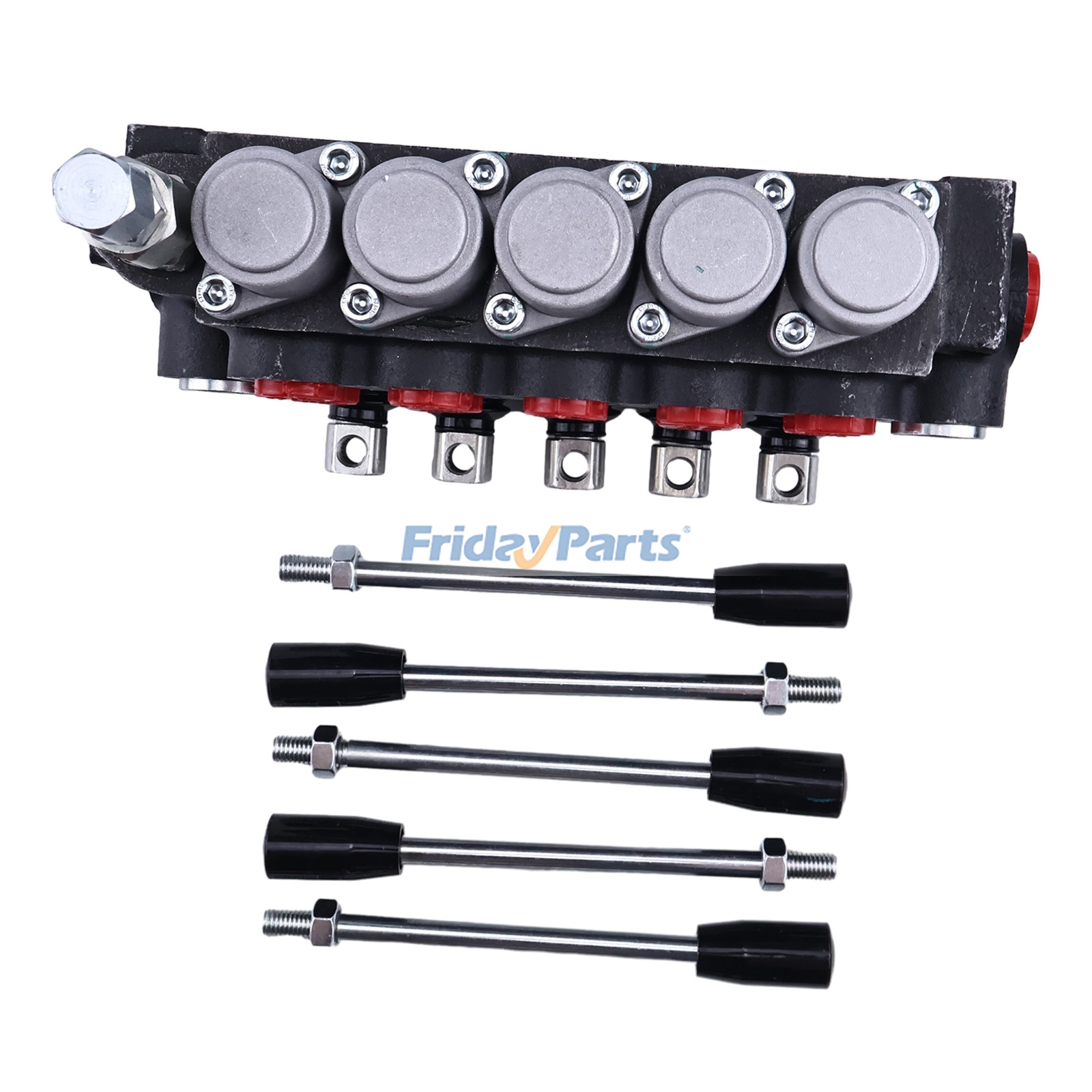 Magister Hydraulisches Wegeventil 13 GPM mit 5 Spulen Monoblock 4-Wege-Tandemzentrum für Valefür Für andere Marken