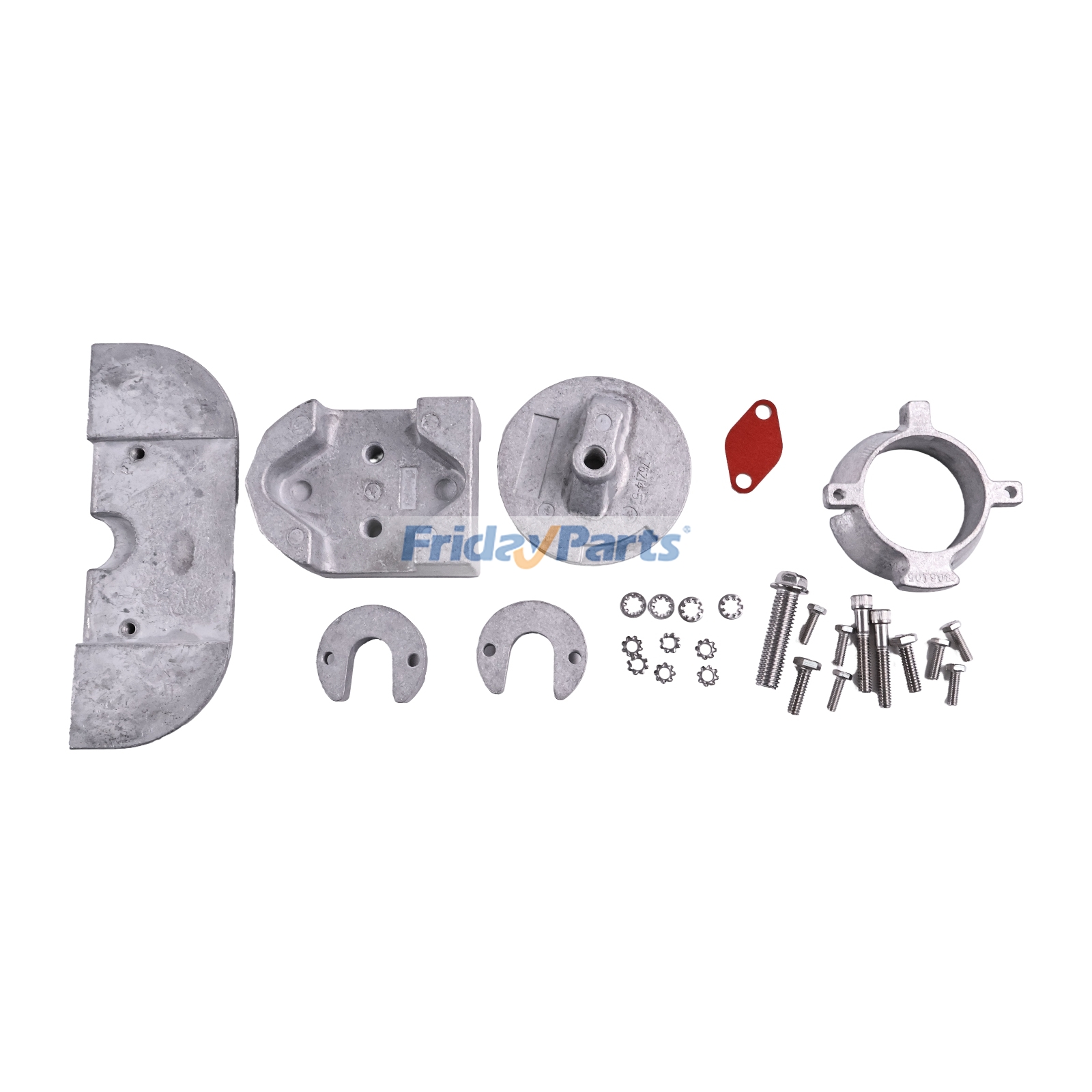 Magnesium Anode Kit 888755Q03 for Mercury MerCruiser Sterndrive Alpha One Gen II 1991 & Newer